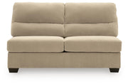 SimpleJoy Sand Armless Loveseat - 2420334