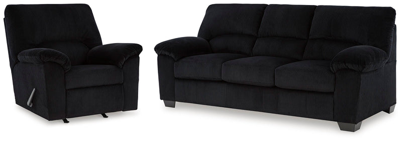 SimpleJoy Sofa and Recliner - 24204U3