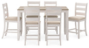 Skempton Counter Height Dining Table and Bar Stools (Set of 7) - DMV FurnitureCounter Height Table