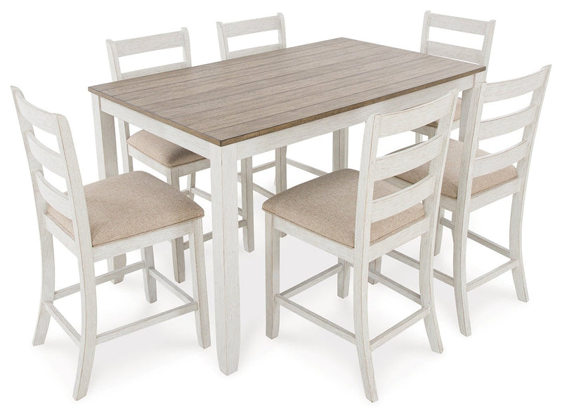 Skempton Counter Height Dining Table and Bar Stools (Set of 7) - DMV FurnitureCounter Height Table