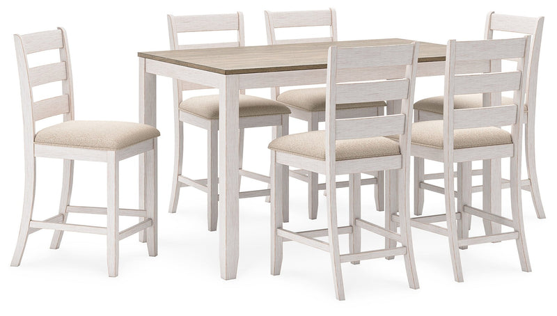 Skempton Counter Height Dining Table and Bar Stools (Set of 7) - DMV FurnitureCounter Height Table