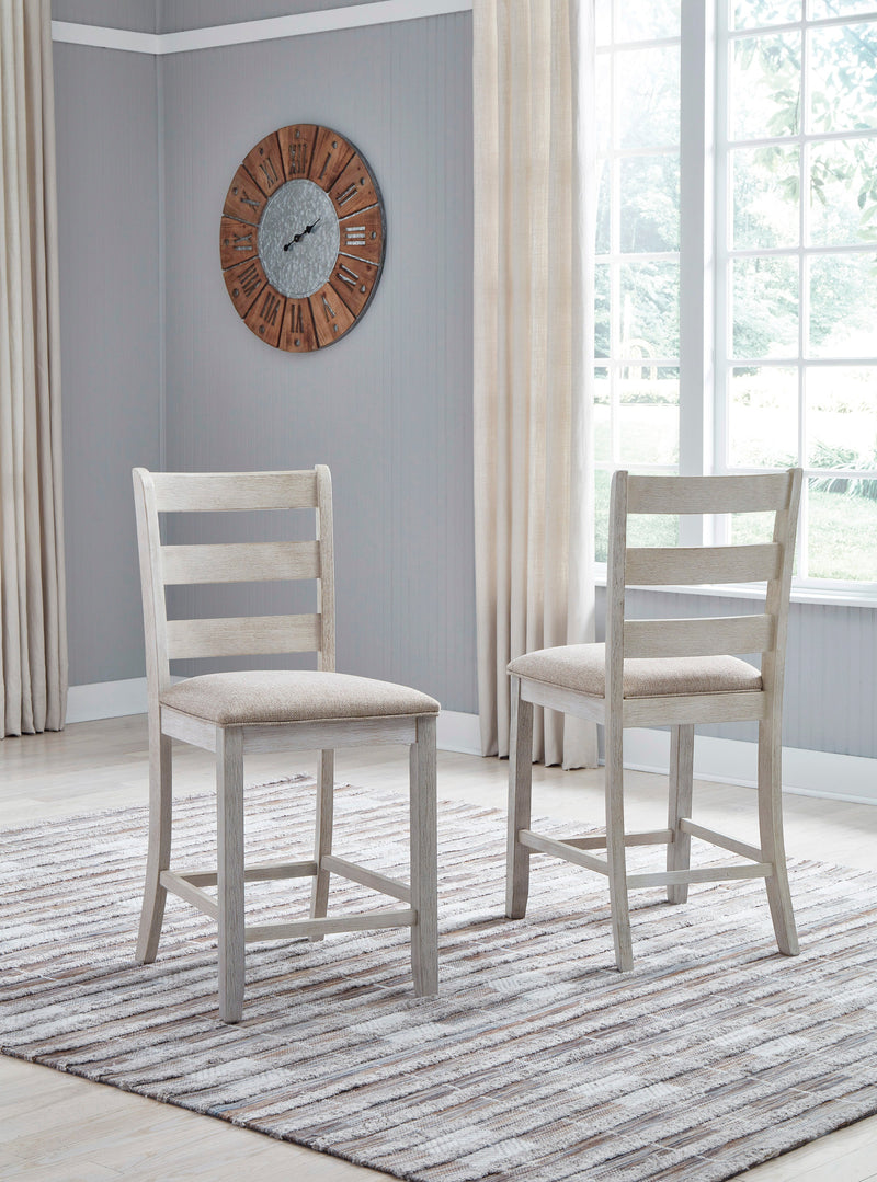 Skempton White/Light Brown 5 - Piece Counter Height Set - DMV FurnitureCounter Height Set