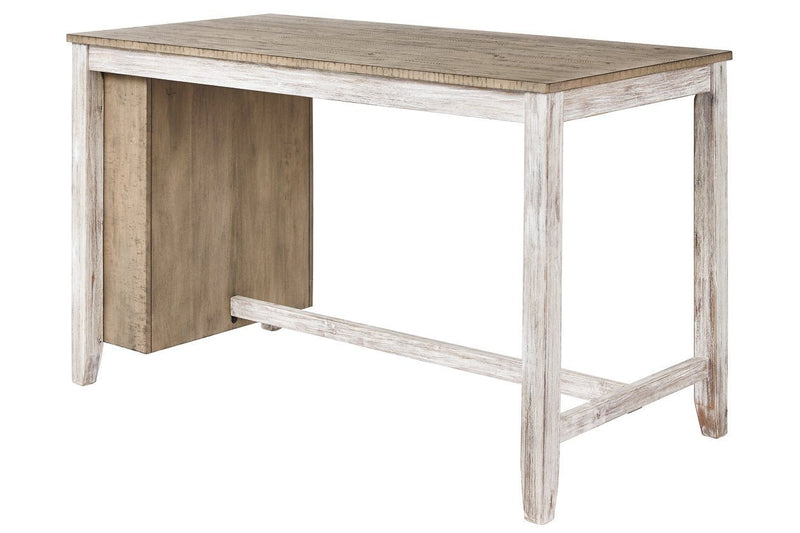 Skempton White/Light Brown Counter Height Dining Table - DMV FurnitureCounter Height Table