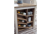 Skempton White/Light Brown Counter Height Dining Table - DMV FurnitureCounter Height Table