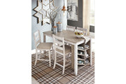 Skempton White/Light Brown Counter Height Dining Table - DMV FurnitureCounter Height Table