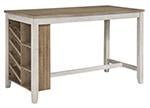Skempton White/Light Brown Counter Height Dining Table - DMV FurnitureCounter Height Table