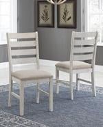 Skempton White/Light Brown Dining Chair (Set of 2) - DMV FurnitureDining Chair