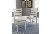 Skempton White/Light Brown Dining Chair (Set of 2) - DMV FurnitureDining Chair