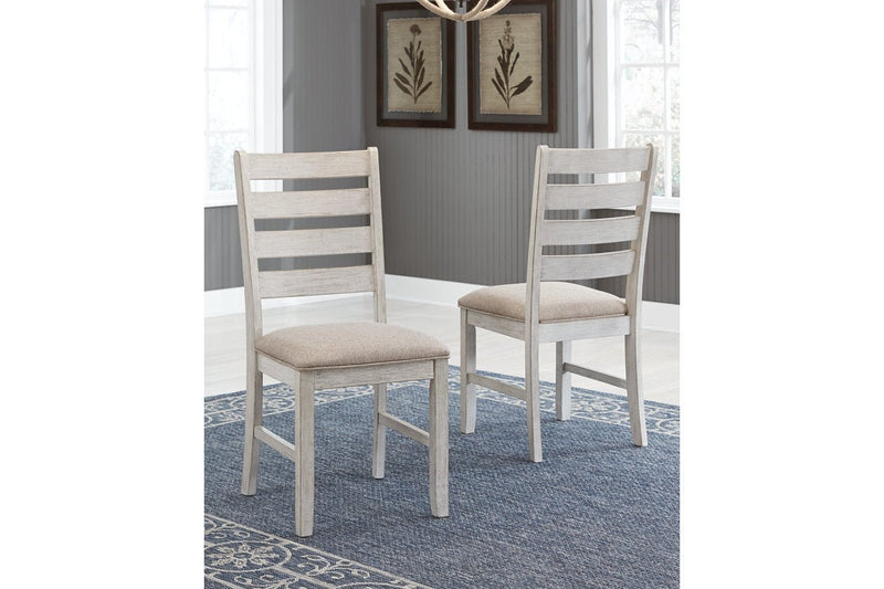 Skempton White/Light Brown Dining Chair (Set of 2) - DMV FurnitureDining Chair