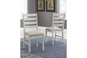 Skempton White/Light Brown Dining Chair (Set of 2) - DMV FurnitureDining Chair