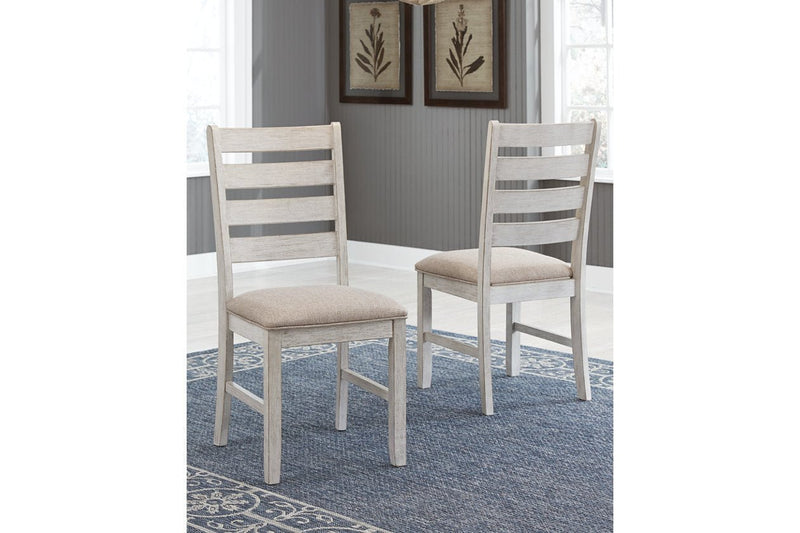 Skempton White/Light Brown Dining Chair (Set of 2) - DMV FurnitureDining Chair