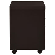 Skylar 3-drawer Home Office Mobile File Cabinet Cappuccino - 800894