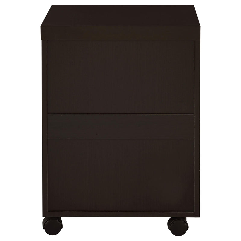 Skylar 3-drawer Home Office Mobile File Cabinet Cappuccino - 800894
