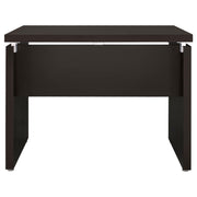 Skylar 83-inch L-Shaped Office Computer Desk Cappuccino - 800891L