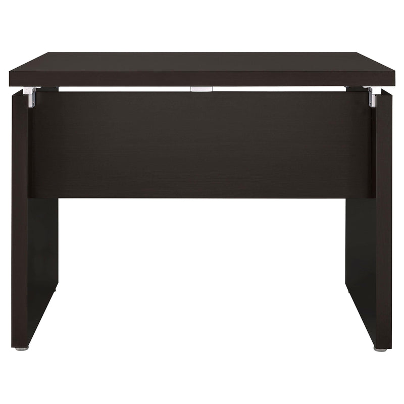 Skylar 83-inch L-Shaped Office Computer Desk Cappuccino - 800891L