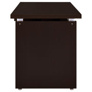 Skylar 83-inch L-Shaped Office Computer Desk Cappuccino - 800891L