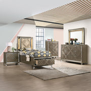 Skylar Full Bed W/Led & Storage - 25335F