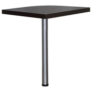 Skylar L-Shape Desk with Mobile File Cabinet Cappuccino - 800891-S4