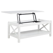 Skyview 2-piece Rectangular Lift Top Coffee Table Set White - 722088-S2