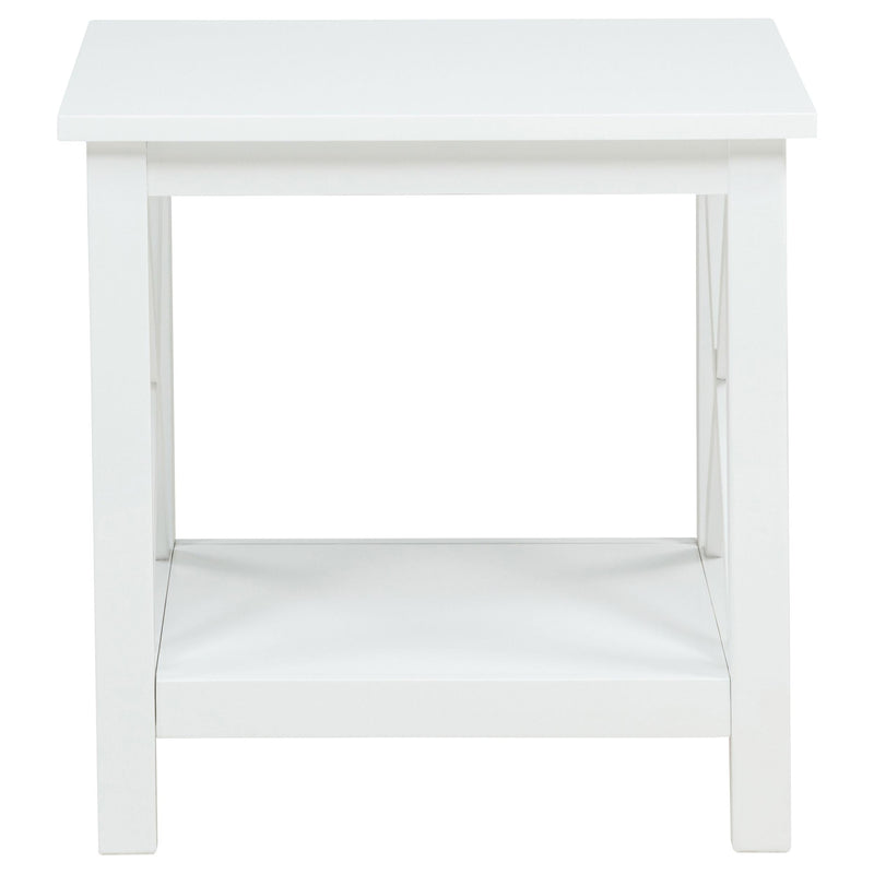 Skyview 2-piece Rectangular Lift Top Coffee Table Set White - 722088-S2