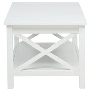 Skyview 44-inch Rectangular Lift Top Coffee Table White - 722088
