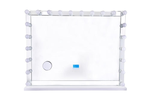 SM3942- SMART MIRROR 32 X 45 - WHITE  BLUETOOTH SPEAKES CHARGING PORT - 210000006196