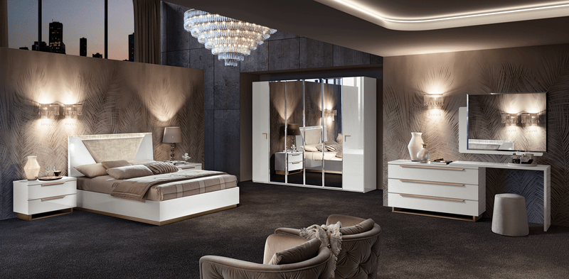 Smart Bedroom White Set - DMV FurnitureBedroom Set