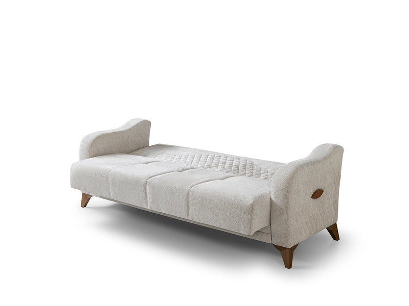 Smart Convertible Loveseat in Cream - 200-ST-SMA-HENRY05-2