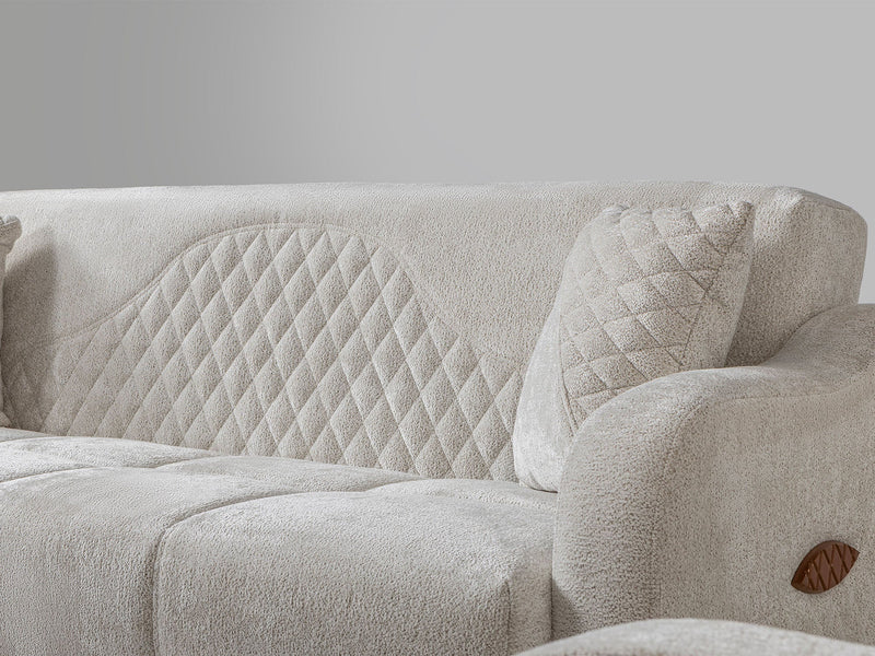 Smart Convertible Loveseat in Cream - 200-ST-SMA-HENRY05-2