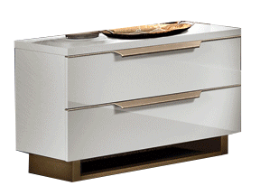 Smart Nightstand White - i31934 - DMV Furniture