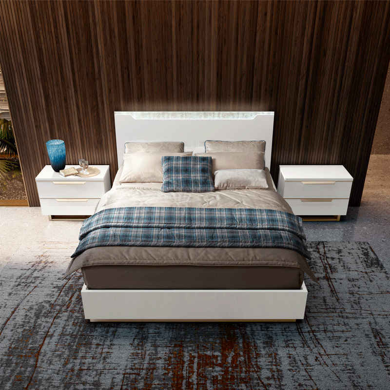 Smart Nightstand White - i31934 - DMV Furniture