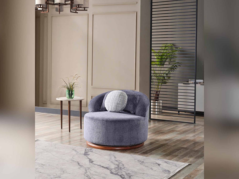 Snowy Chair Anthracite in Anthracite - 101-SNO-ROMAA-B