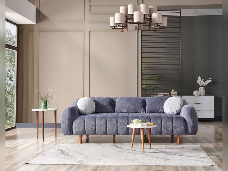 Snowy Stationary Sofa Anthracite in Anthracite - 101-SNO-ROMAA-3