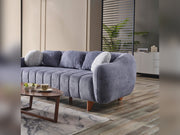Snowy Stationary Sofa Anthracite in Anthracite - 101-SNO-ROMAA-3