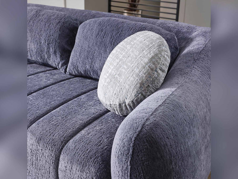 Snowy Stationary Sofa Anthracite in Anthracite - 101-SNO-ROMAA-3