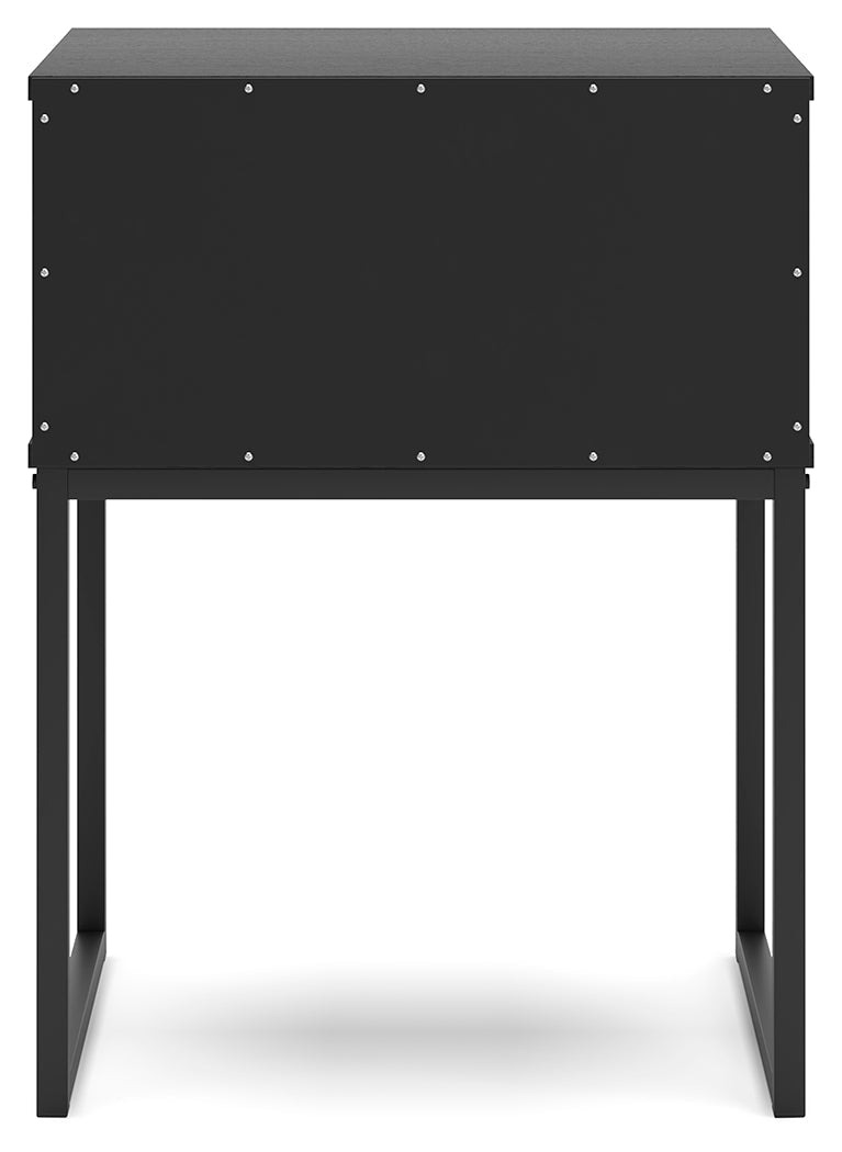 Socalle Black Nightstand - EB1865-291