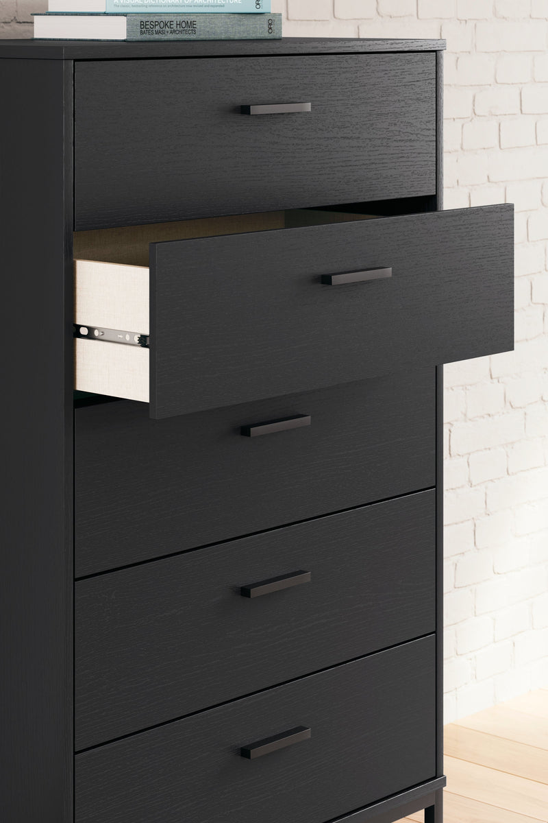Socalle Black Youth Panel Platform Bedroom Set - DMV FurnitureYouth Bedroom Set