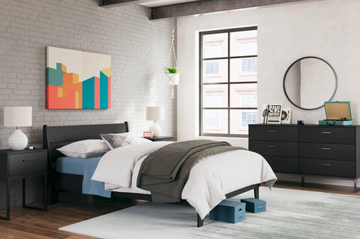 Socalle Black Youth Panel Platform Bedroom Set - DMV FurnitureYouth Bedroom Set