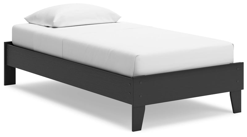 Socalle Black Youth Platform Bedroom Set - DMV FurnitureYouth Bedroom Set