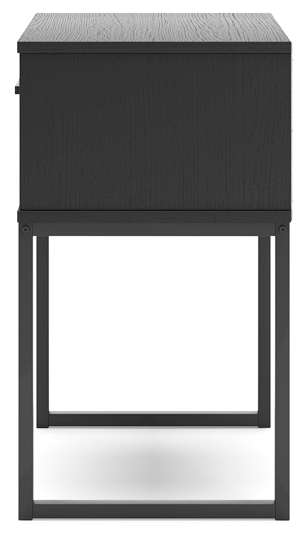 Socalle Full Panel Headboard with Dresser and 2 Nightstands in Black - PKG019051