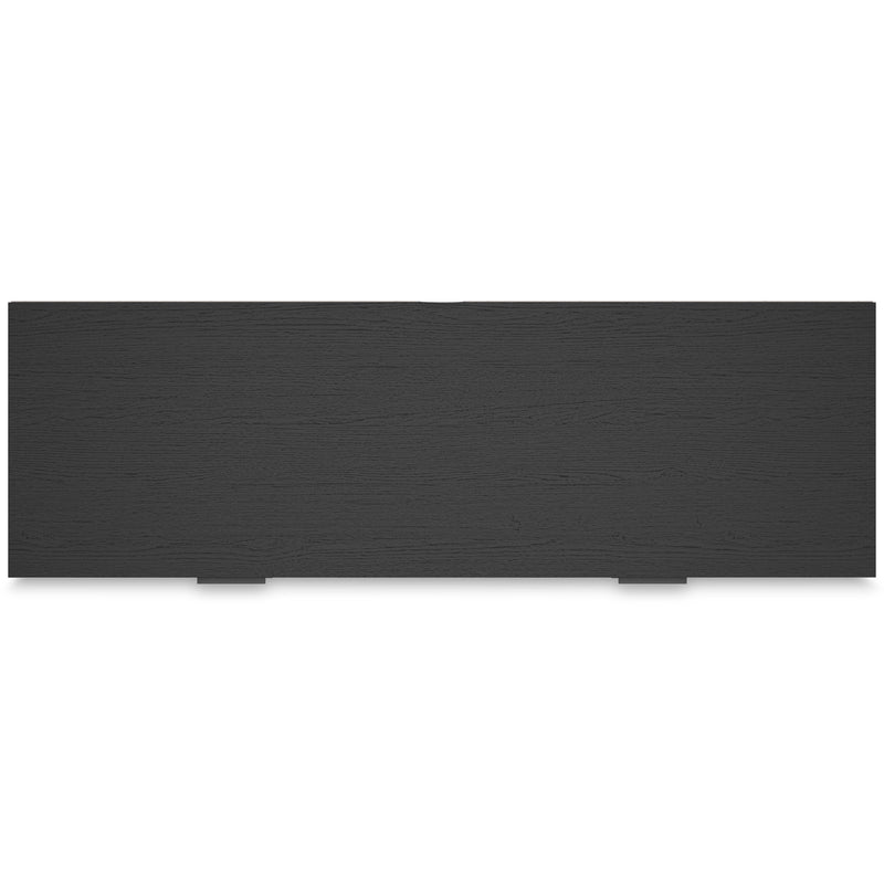 Socalle Full Panel Headboard with Dresser and Chest in Black - PKG018862