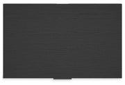 Socalle Full Panel Headboard with Dresser, Chest and Nightstand in Black - PKG018863