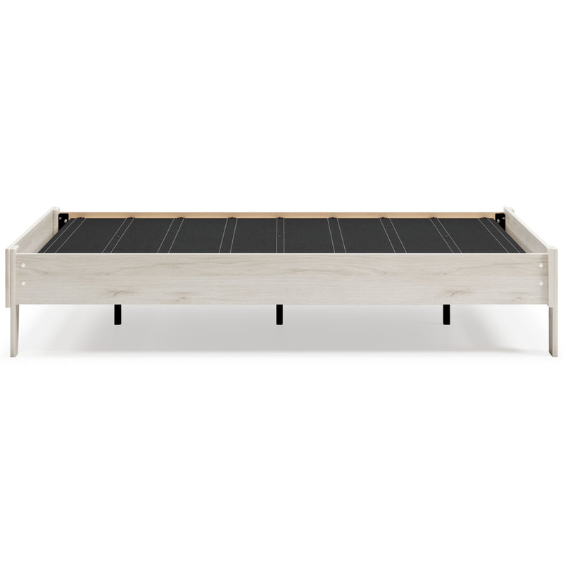 Socalle Full Platform Bed with Mattress in Light Natural - PKG018221
