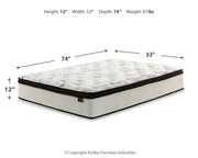 Socalle Full Platform Bed with Mattress in Light Natural - PKG018221