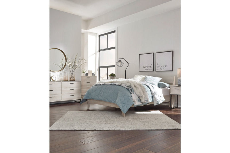Socalle Natural Full Panel Platform Bed - DMV FurnitureFull Bed