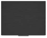 Socalle Queen Panel Platform Bed with Dresser, Chest and 2 Nightstands in Black - PKG019063