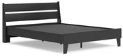 Socalle Queen Panel Platform Bed with Dresser, Chest and Nightstand in Black - PKG018879