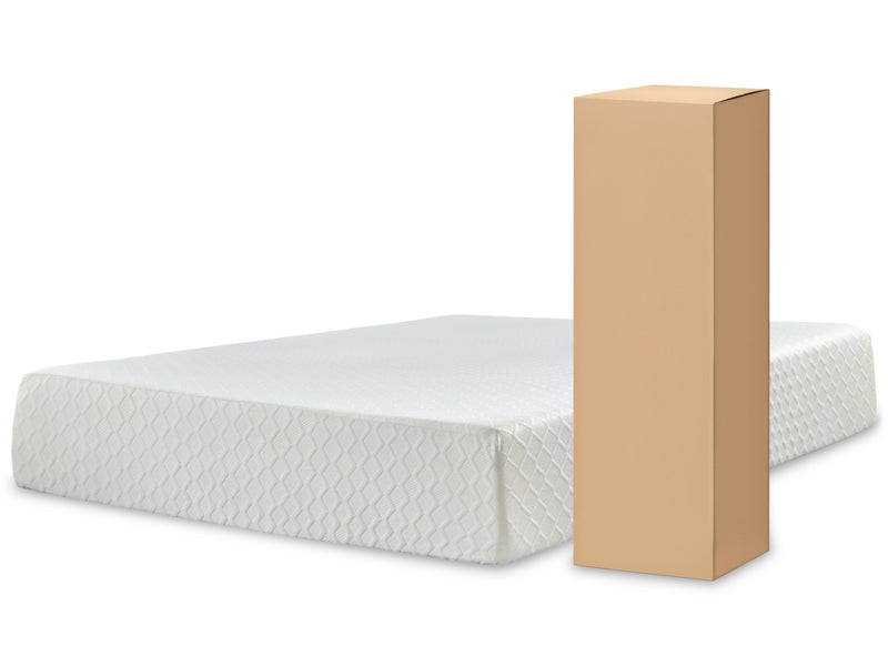 Socalle Queen Platform Bed with Mattress in Light Natural - PKG018230