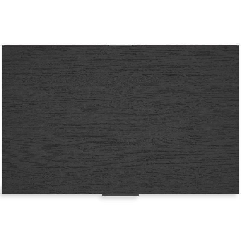 Socalle Twin Panel Headboard with Dresser, Chest and Nightstand in Black - PKG018859