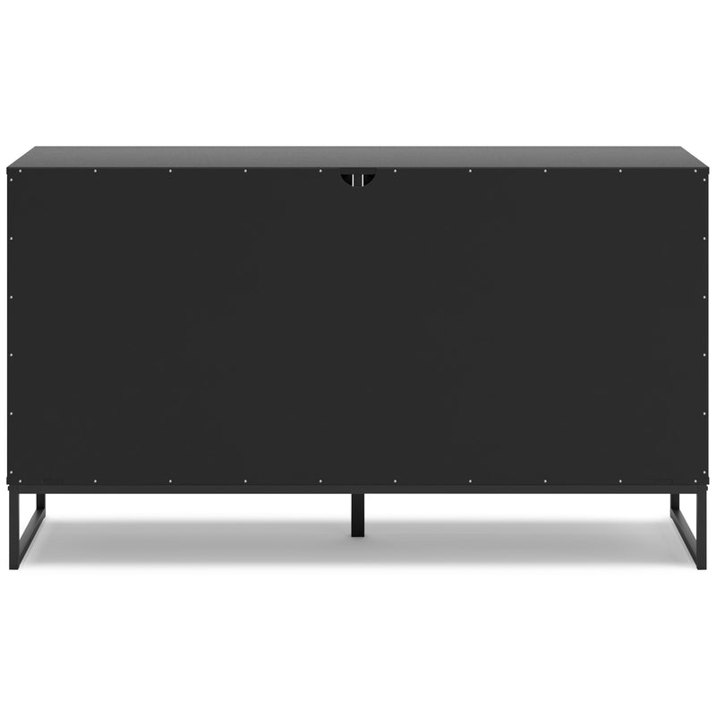 Socalle Twin Platform Bed with Dresser and Nightstand in Black - PKG018845